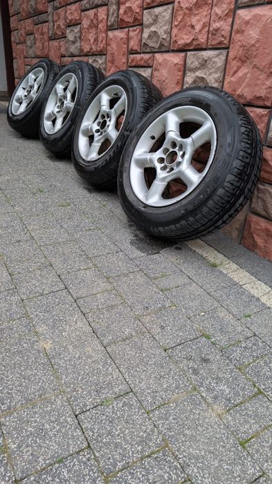 Alufelgi 4x108 15 cali Peugeot Citroen z oponami letnimi AUTEC