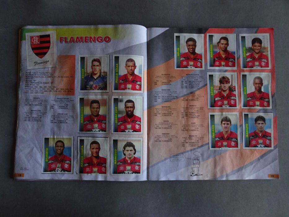 Caderneta de cromos de futebol Campeonato Brasileiro 96 - Panini (17)
