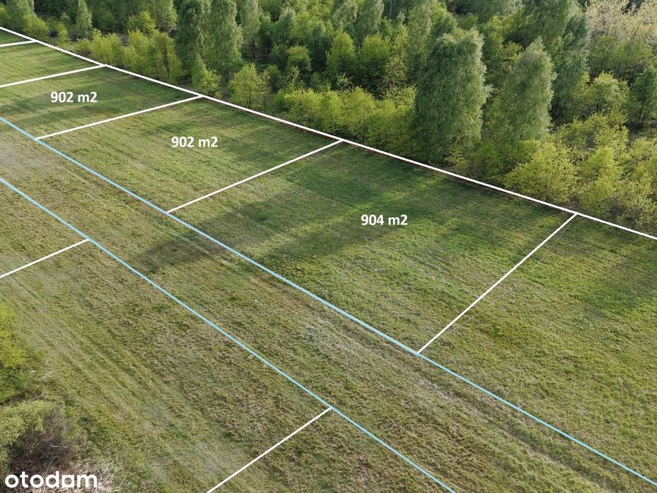 Działki 900 m² | WZ bezterminowe| Starcza - centrum - spokojna okolica - Widok 2