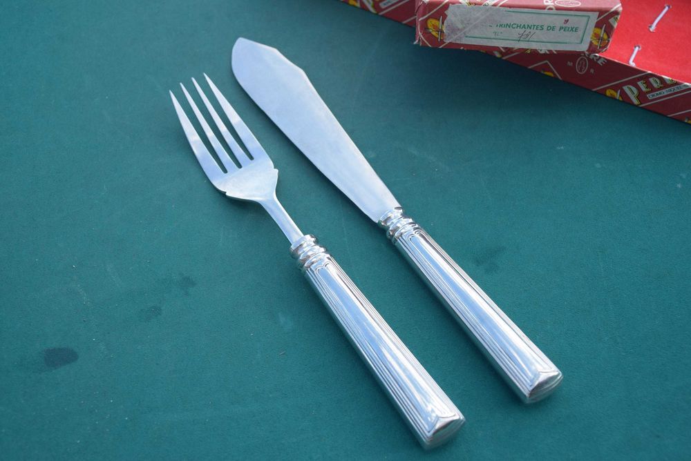 Conjunto de trinchas peixe e carne