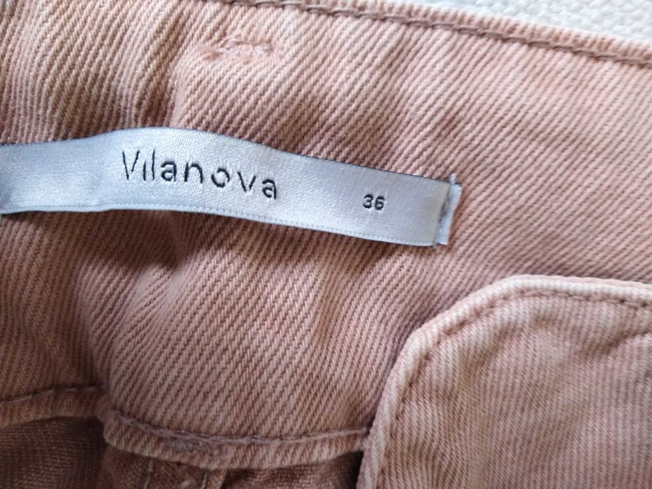 Calças Ganga Vilanova "Straight Paperbag" 36