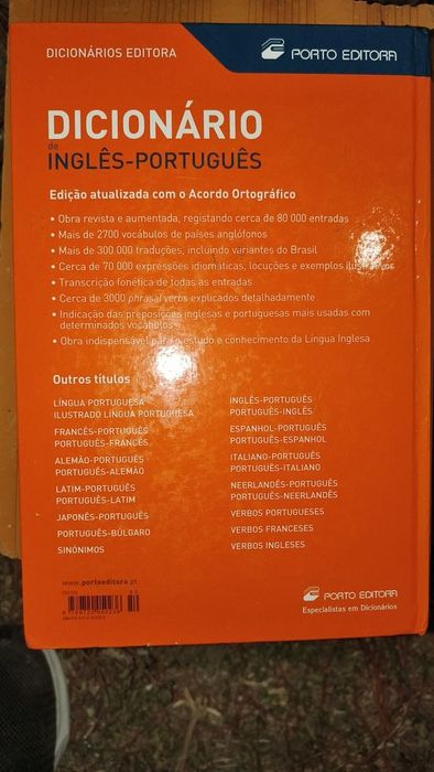 Dicionário Português > INGLÊS /  INGLÊS > Portugues