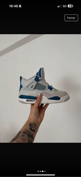 Jordan 4 bluenavy