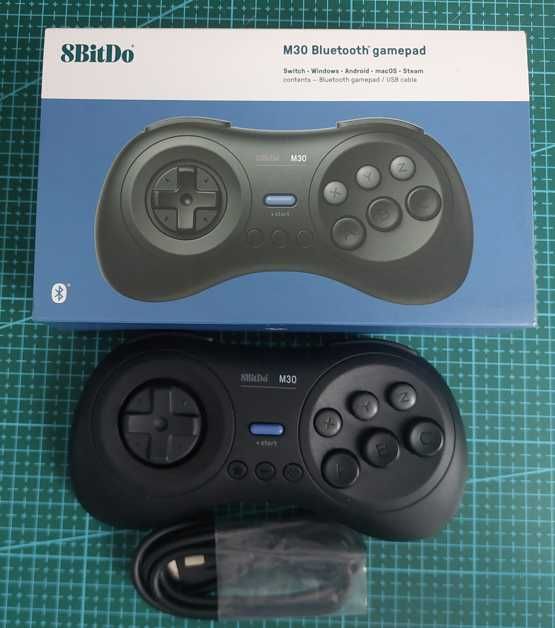 Czarny 8BitDo M30 Bluetooth