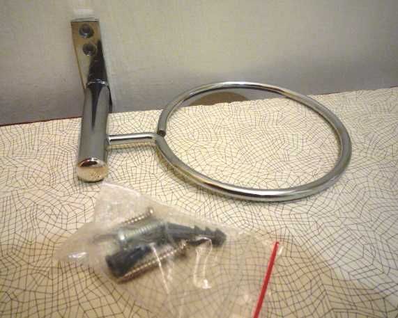 Кольцо для полотенцев фирменное: известный бренд ALL.PE (Италия).