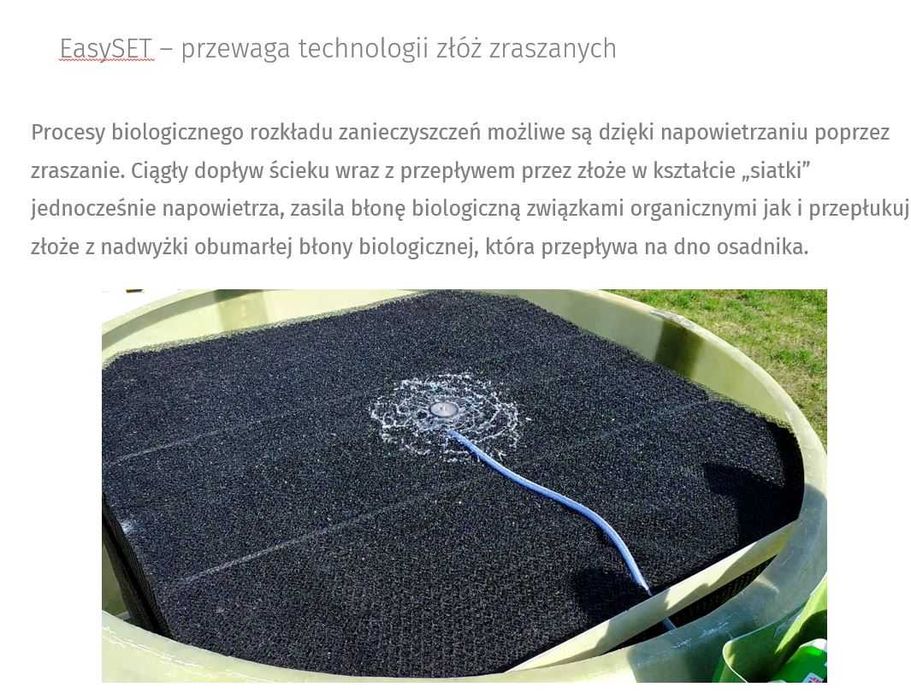 Biologiczna oczyszczalnia ścieków EasySet4