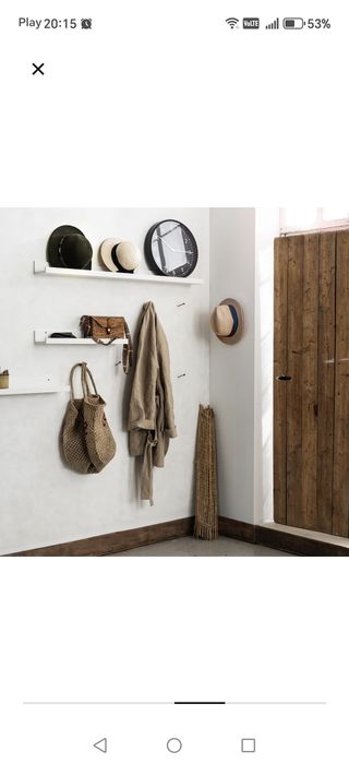 Listwa półka ścienna na zdjęcia Mosslanda IKEA