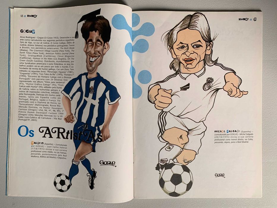 Rir Faz Bem: Caricaturas do Futebol Europeu