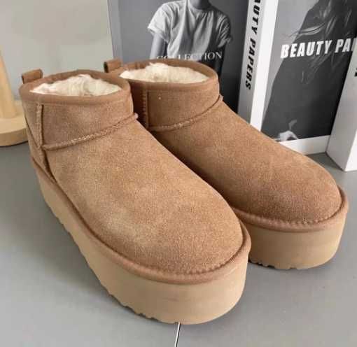 UGG krótkie buty zimowe brąz 38