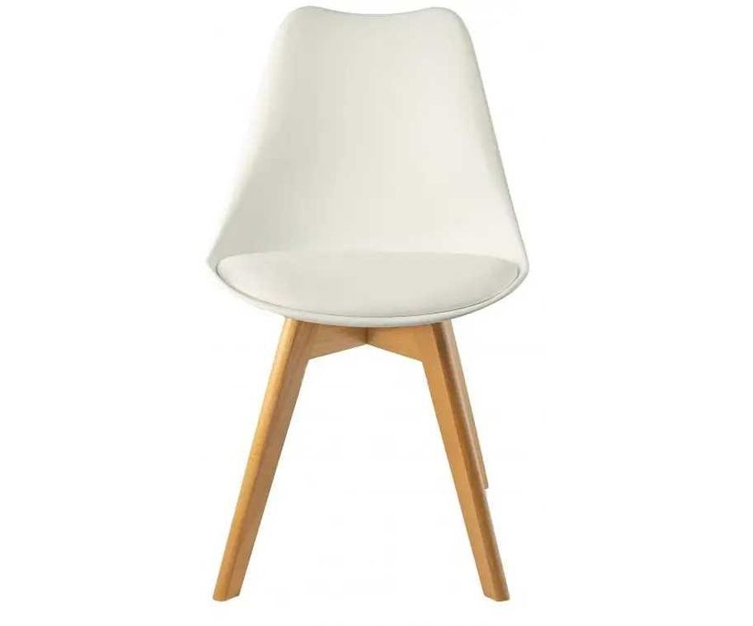 Недорого білі кухонні стільці/Кресло для кухни на деревянных ножках