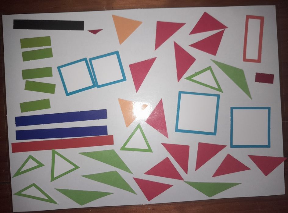 Conjunto de peças para construir e brincar