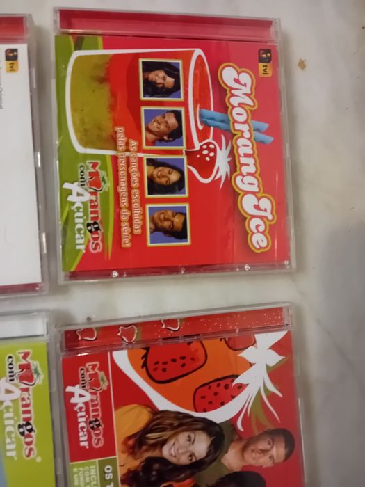 Conjunto de 6 Cds Colecção Morangos com Açucar