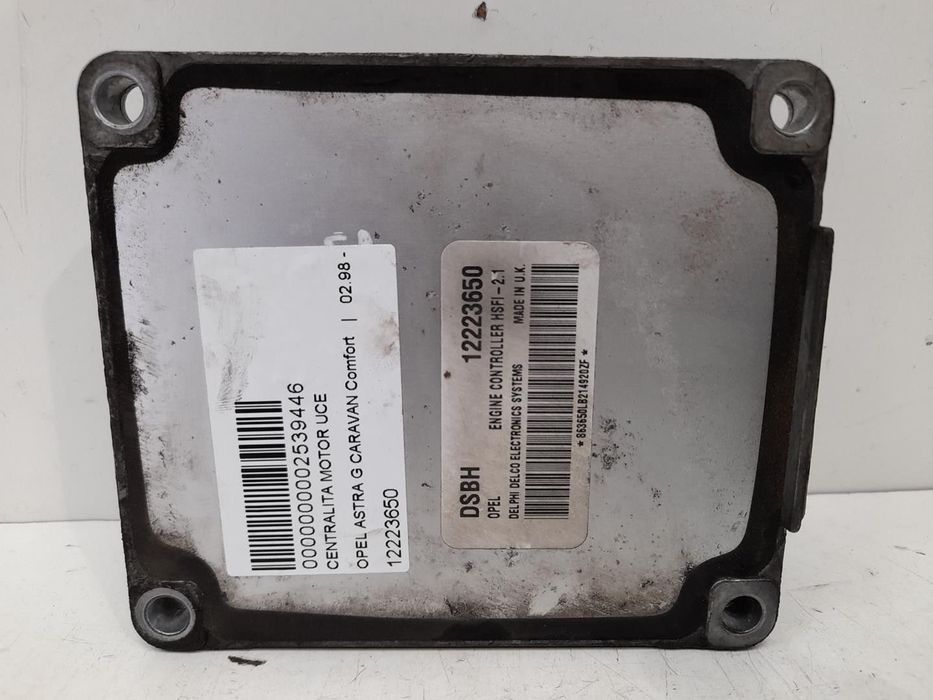 CENTRALINA MOTOR UCE OPEL ASTRA G BREAK FAMILIAR 1998 -12223650