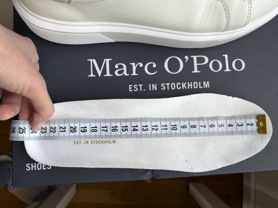Marc O’ Polo Sneakersy 37 skórzane białe