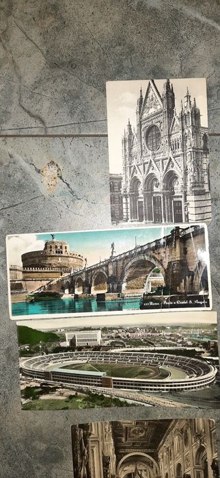 Stare pocztówki Rzym, Włochy lata 50te, 60te