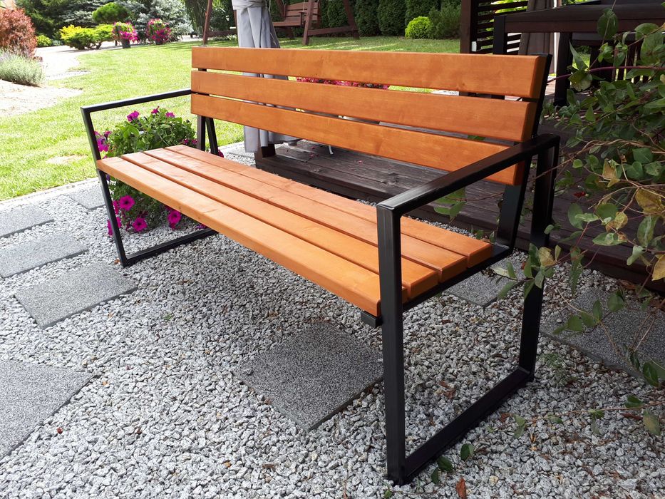 Ławka ogrodowa nowoczesna Loft PRODUKT POLSKI