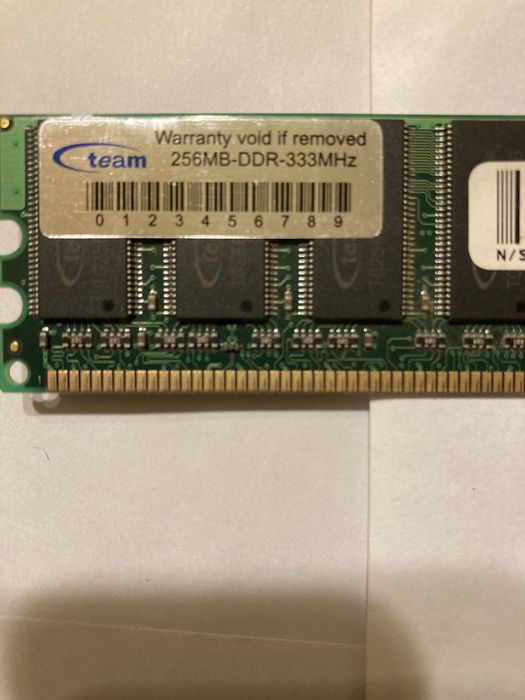 Pamięć 256 mb DDR 333 Mhz
