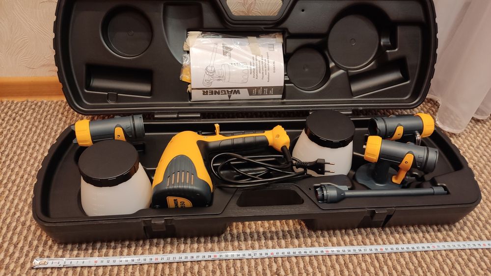 Краскопульт Wagner W550 Set в кейсе, Германия