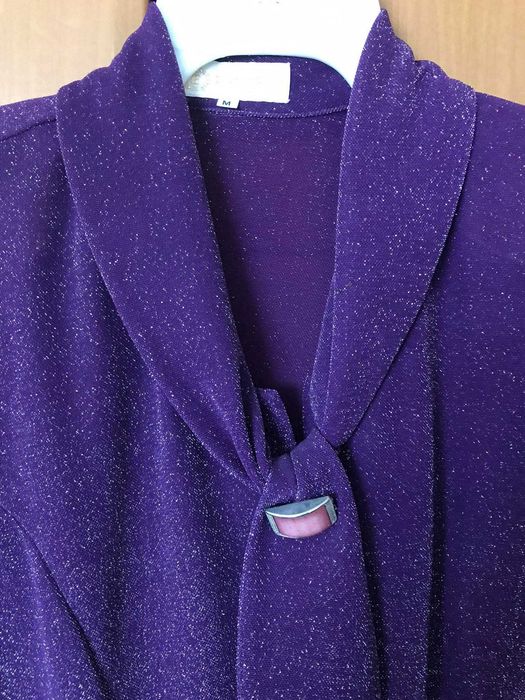 Piękna błyszcząca, mieniąca się bluzka dla eleganckiej pani domu M, 40
