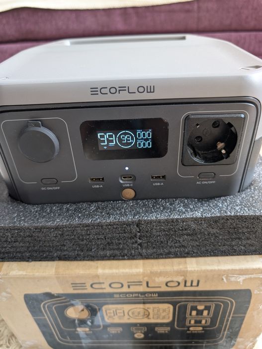 EcoFlow RIVER 2 потужність 300 Вт пікова потужність 600 Вт