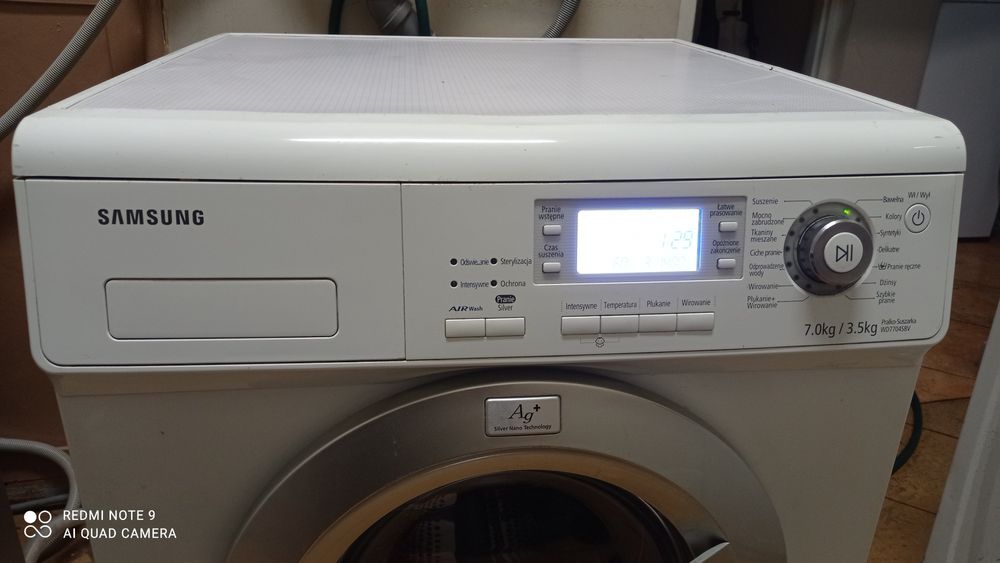 Pralko-suszarka Samsung 7/3,5kg i 1400 obrotów z gwarancją, transport.