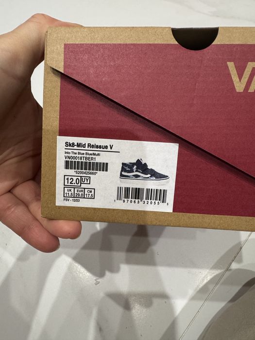 Дитячі кеди Vans 29 р.