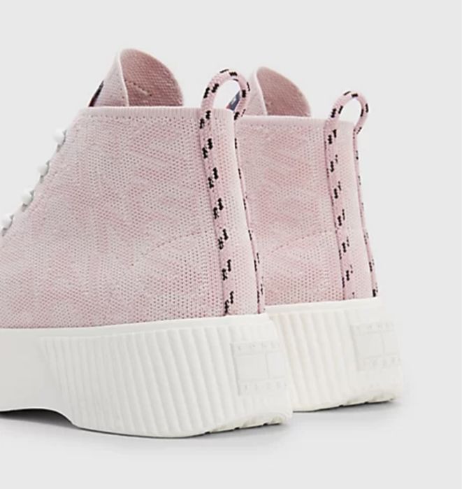 TOMMY JEANS Sneakersy Vulc Knitted Mc EN0EN02141 Różowy 36 nowe