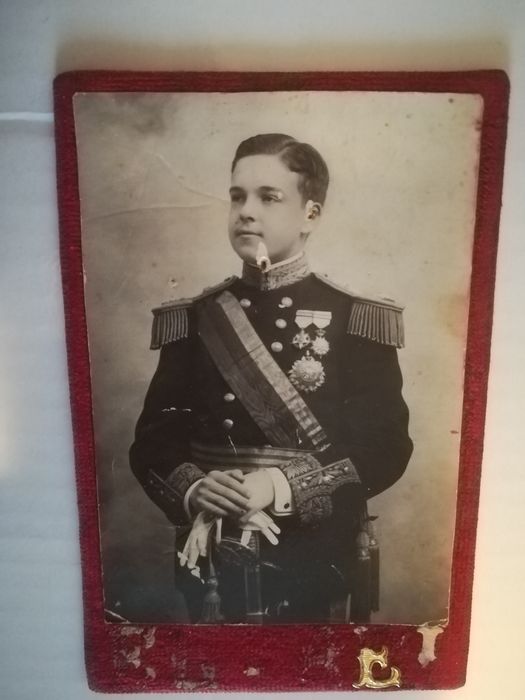 El Rei D. Manuel II  (postal antigo) )