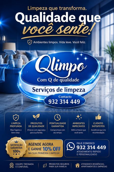 QLIMPO, Serviço de Limpeza.