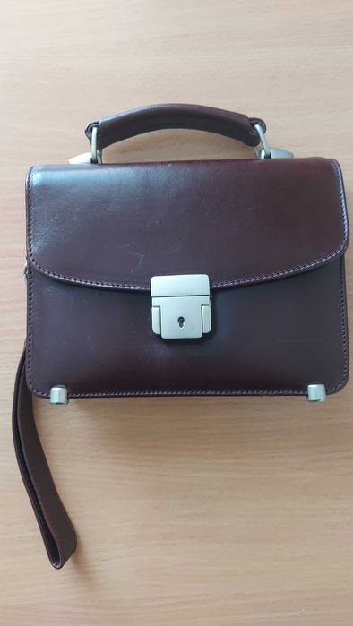 Барсетка мужская кожанная