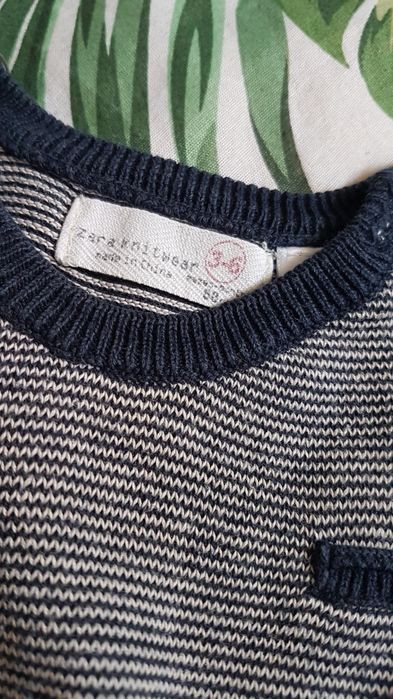 Komplet sweterek spodnie 68