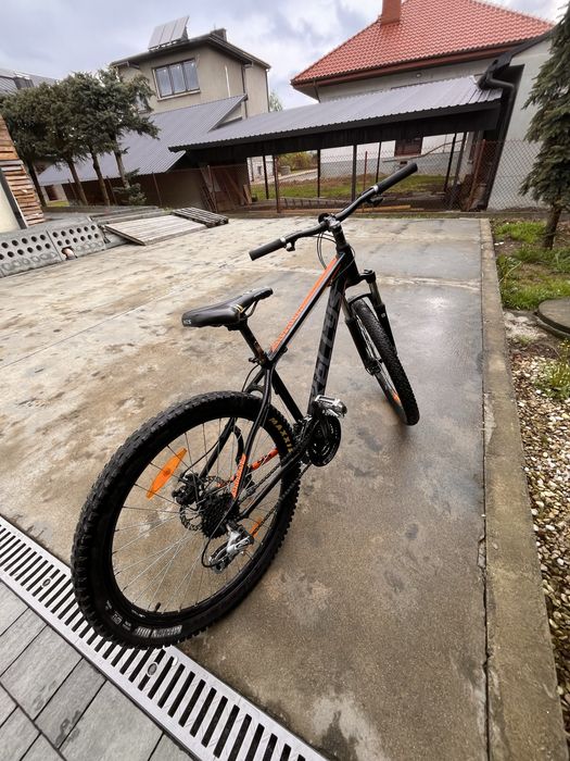 Rower kellys pomarańczowo czarny