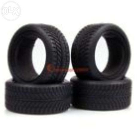Conjunto 4 pneus rc 1/10