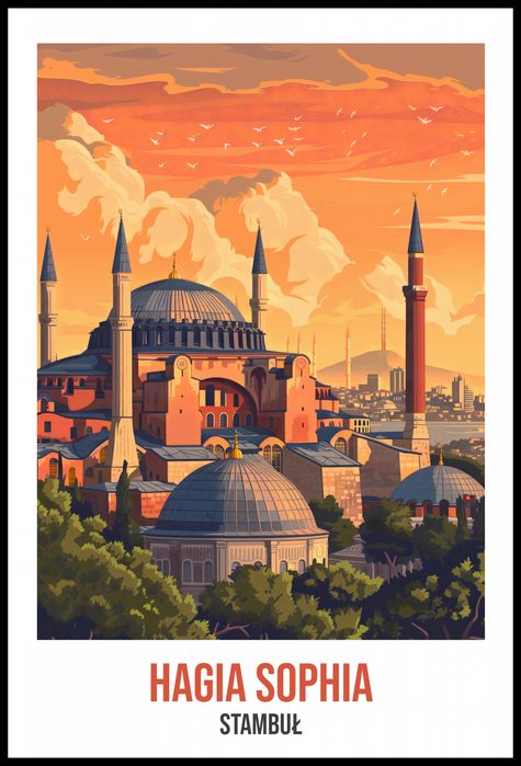 Plakat 68x101cm Hagia Sophia