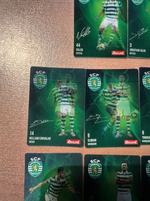 Cartas de coleção Sporting 2015/2016
