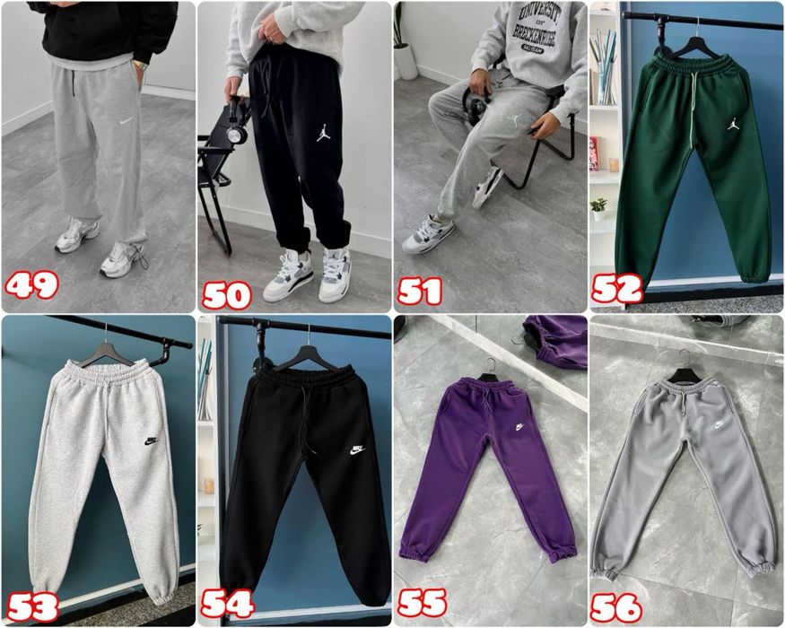 БЕЗ ПЕРЕДПЛАТИ ‼️ Стильні унісекс штани Nike, Найк / S-2XL, ПРЕМІУМ