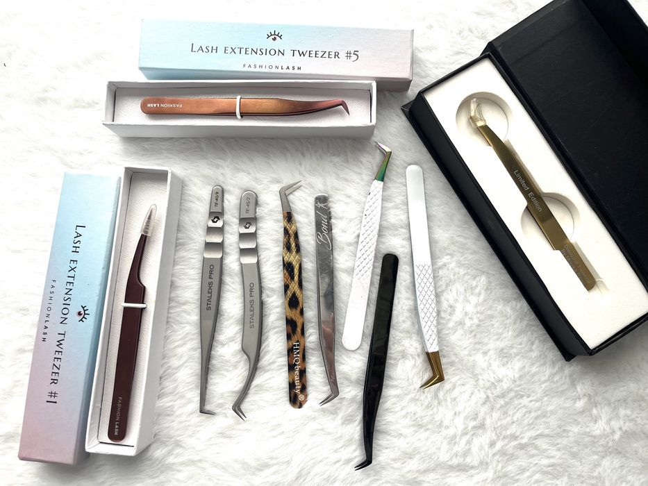 Pęsety do rzęs staleks | fashion lash | lash story| bondt