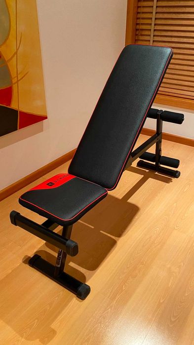 banco exercícios e musculação Domyos