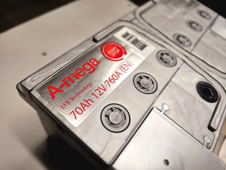 Akumulator AMEGA EFB 12V 70Ah 760A nowy