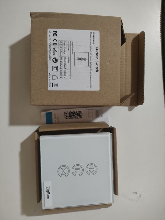 Tuya interruptor persiana inteligente zigbee