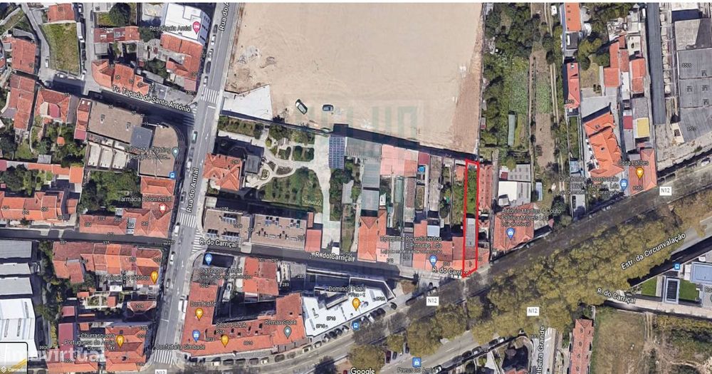 Terreno para construção de 2 frentes  a 750m do H .S .João