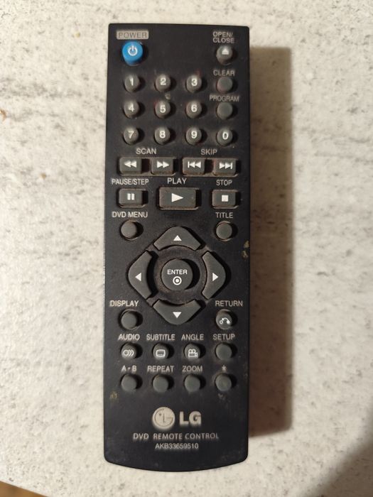 Pilot LG do odtwarzacza DVD