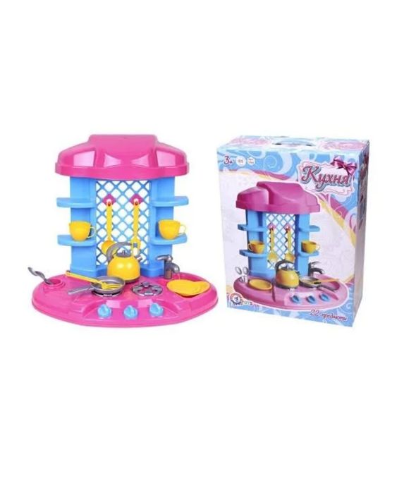 Дитяча кухня з посудом