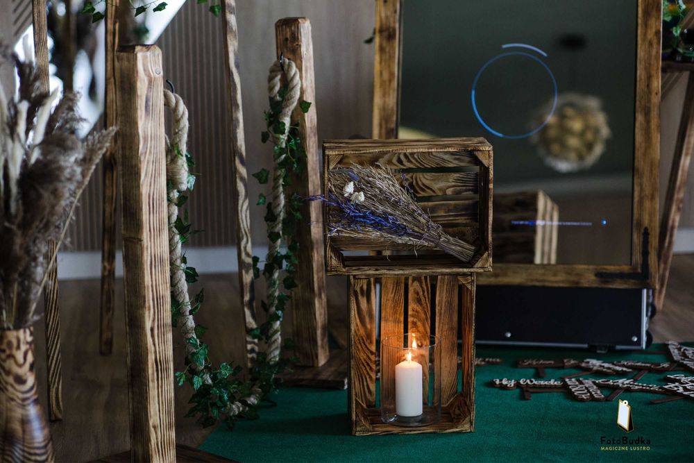 FotoLustro FotoBudka w stylu Rustykalnym / Boho Wesele Urodziny Event