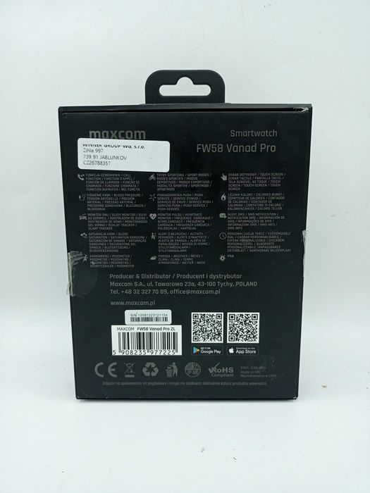 Smartwatch Maxcom FW58 Vanad Pro złoty