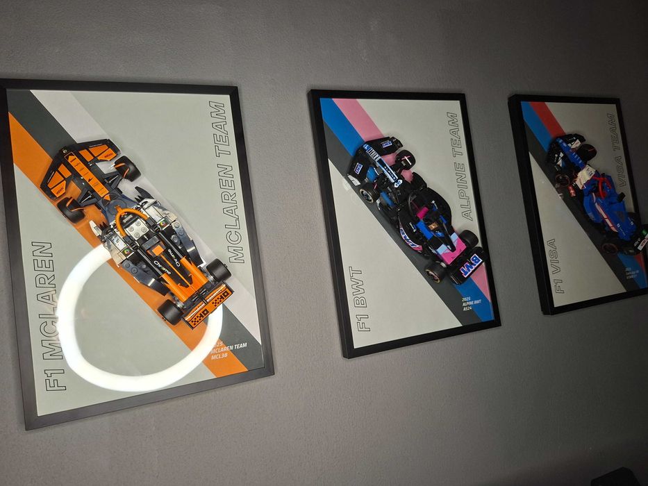 Zestaw ramek na 6x LEGO SPEED CHAMPIONS F1