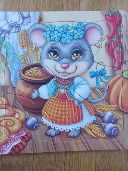 Книга дитяча. Казочки з пазлами