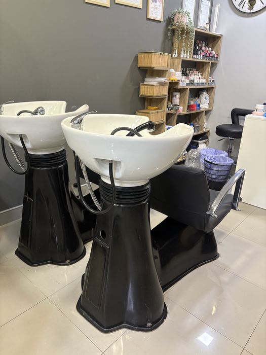 Cadeira de lavagem de cabeleireira