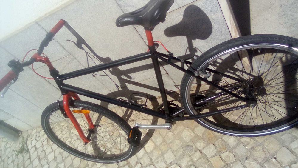 bicicleta roda 26" single speed     pneus novos