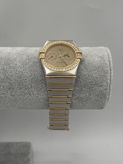 Omega Constellation Day-Date • Złoto/Stal • DIAMENTY • Lombard Halogsm